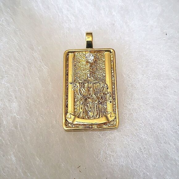 *Justice, Tarot card pendant - Picture 1 of 6